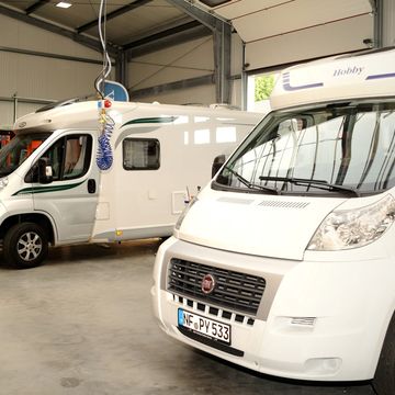 Caravantechniker-Werkstatt